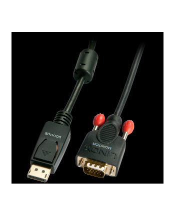 Lindy 41943 Kabel Display Port - VGA 3m (LY41943) nr 1