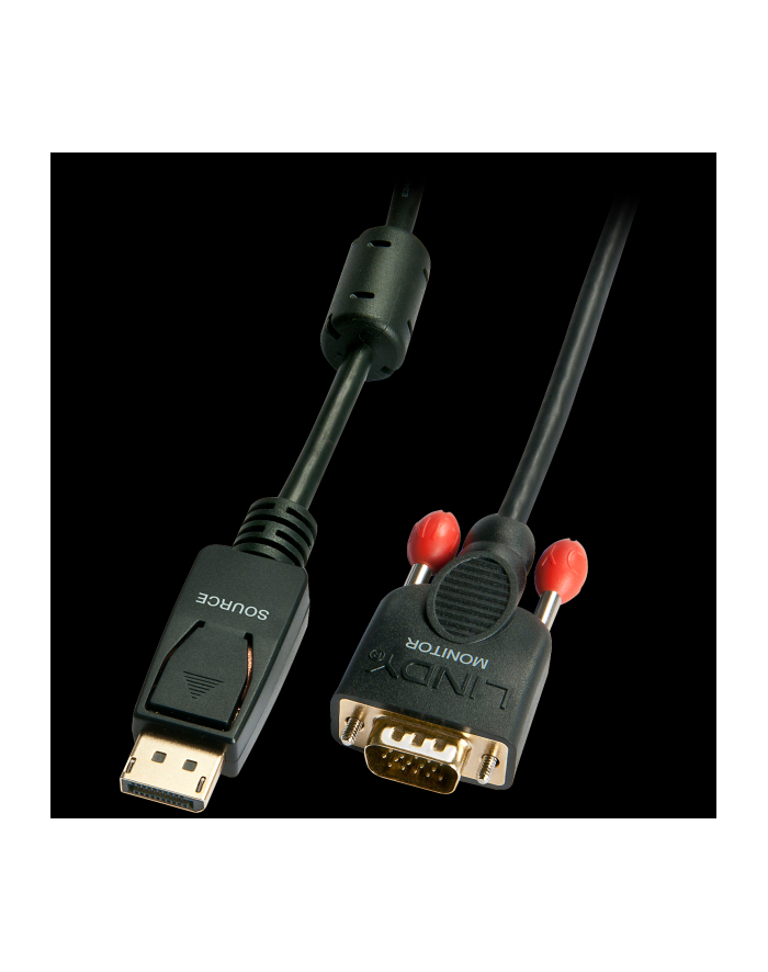 Lindy 41943 Kabel Display Port - VGA 3m (LY41943) główny