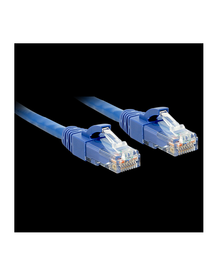 Lindy 48016 Sieciowy (Skrętka) Cat6 U/Utp Niebieski 0,5M (Ly48016) główny