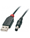 LINDY Kabel przewód USB - Wtyk zasilający DC 2.1/5.5mm 1.5m (70268) - nr 7