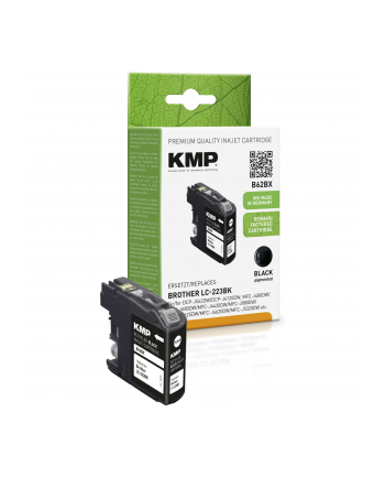 KMP B62BX - BLACK - INK CARTRIDGE (ALTERNATIVE FOR: BROTHER LC-223BK) - KARTRIDŻ Z TUSZEM CZARNY (15294001)