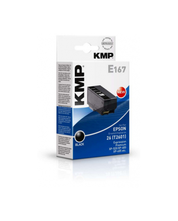 KMP E167 - black - ink cartridge (alternative for: Epson T2601) - Kartridż z tuszem Czarny (16264801)