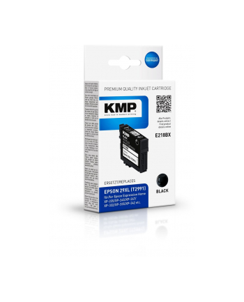 KMP E218BX - Højtydende - sort - blækpatron (alternativ til: Epson 29XL Epson T2991) - Kartridż z tuszem Czarny (16324001)