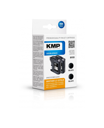 KMP Doublepack B55D - Kartridż z tuszem Czarny (15314021)