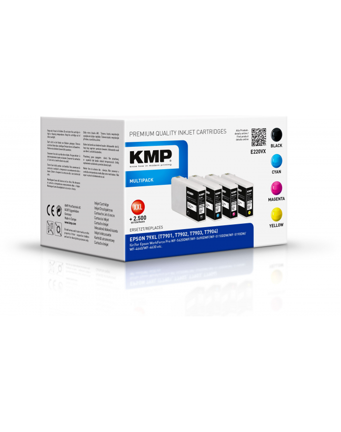 KMP MULTIPACK E220VX - Kartridż z tuszem Czarny (16284005) główny