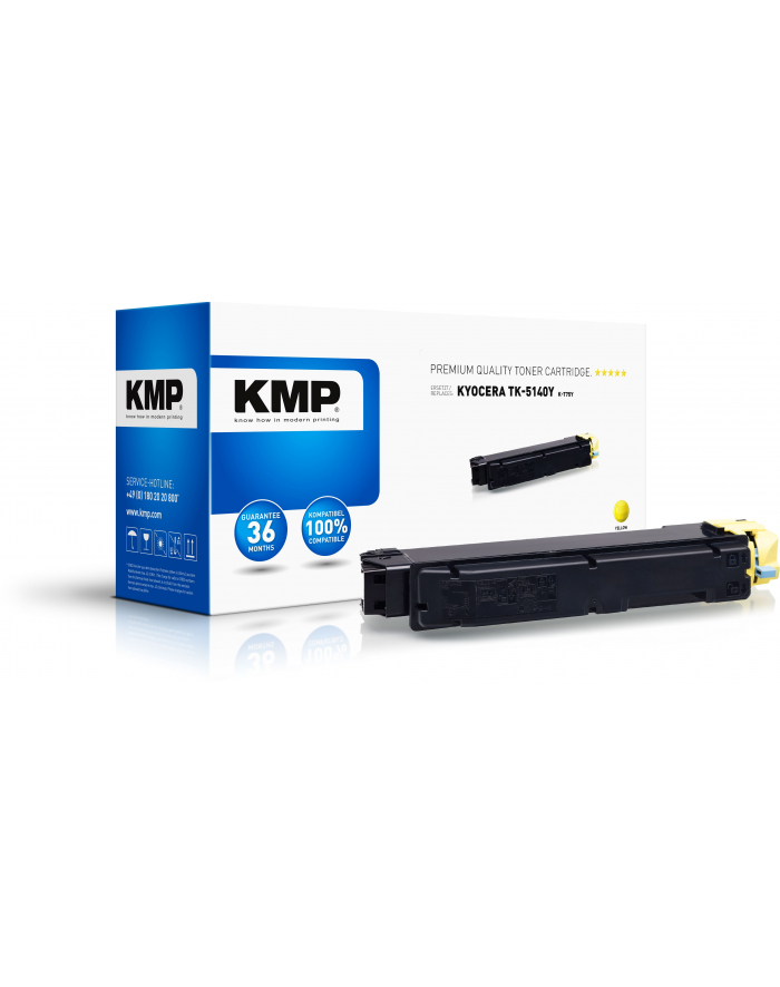 KMP K-T75Y - yellow - toner cartridge (alternative for: Kyocera TK-5140Y) - Toner laserowy Żółty główny