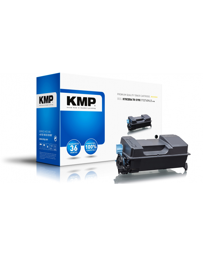 KMP K-T82 - black - toner cartridge (alternative for: Kyocera 1T02T60NL0) - Toner laserowy Czarny (29190000) główny