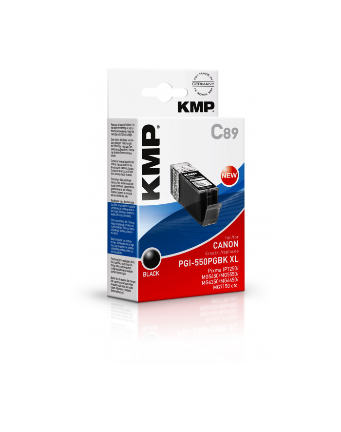 Kmp C89 Ink Cartridge Black Comp. With Canon Pgi-550Pgbk (1518,0001) główny