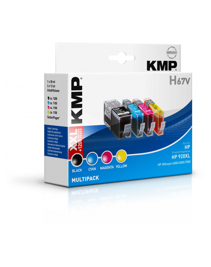 KMP H67V MULTIPACK BK/C/M/Y COMPATIBLE WITH HP No. 920 XL (17170055) główny
