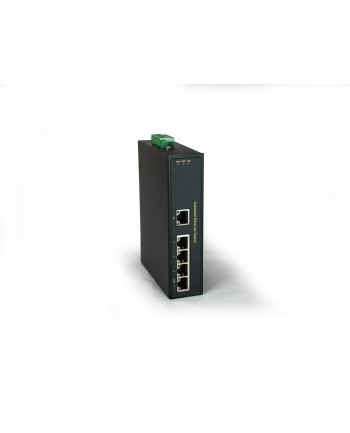LevelOne 5-Port Fast Ethernet Industrial Switch - -40°C to 75°C - Unmanaged - Fast Ethernet (10/100) - Full duplex - Wall mounta (IFS0501)