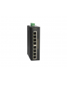 LevelOne 8-Port Gigabit PoE Industrial Switch - 4 PoE Outputs - 802.3at/af PoE - 126W - -40°C to 75°C - Unmanaged - Gigabit Ethe (IGP0801) - nr 1
