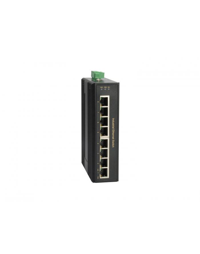 LevelOne 8-Port Gigabit PoE Industrial Switch - 4 PoE Outputs - 802.3at/af PoE - 126W - -40°C to 75°C - Unmanaged - Gigabit Ethe (IGP0801) główny