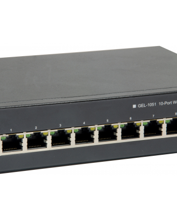 LEVELONE LEVELONE   - SWITCH - 10 PORTS - SMART - RACK-MOUNTABLE  (GEP1051)