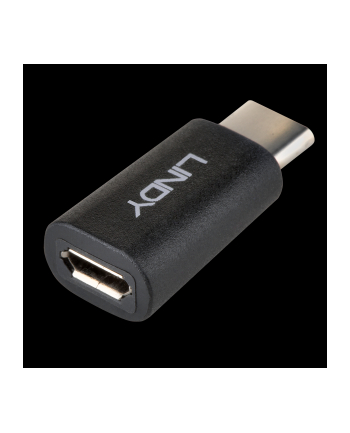 Lindy 41896 Przejściówka USB C wtyk Micro USB B gniazdo