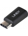 Lindy 41896 Przejściówka USB C wtyk Micro USB B gniazdo - nr 6