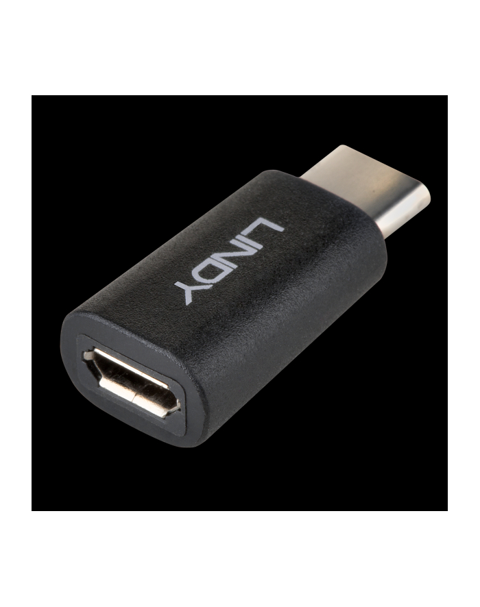 Lindy 41896 Przejściówka USB C wtyk Micro USB B gniazdo główny