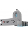 Lindy Bloker portu USB 4 sztuki Niebieski (40452) - nr 35