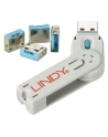 Lindy Bloker portu USB 4 sztuki Niebieski (40452) - nr 37