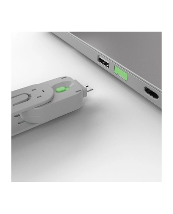 Lindy 40621 Klucz Do Blokady Portów Usb A Zielony (Ly40621)