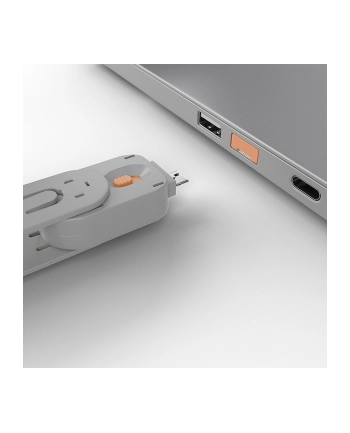 Lindy 40623 Klucz Do Blokady Portów Usb A Pomarańczowy (Ly40623)