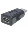 Adapter USB Manhattan USB-C - mini USB-B Czarny (354677) - nr 21