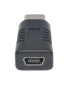 Adapter USB Manhattan USB-C - mini USB-B Czarny (354677) - nr 2