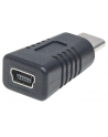 Adapter USB Manhattan USB-C - mini USB-B Czarny (354677) - nr 4