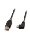 Lindy USB A-miniUSB B kątowa M/M 1m Czarny (31971) - nr 1