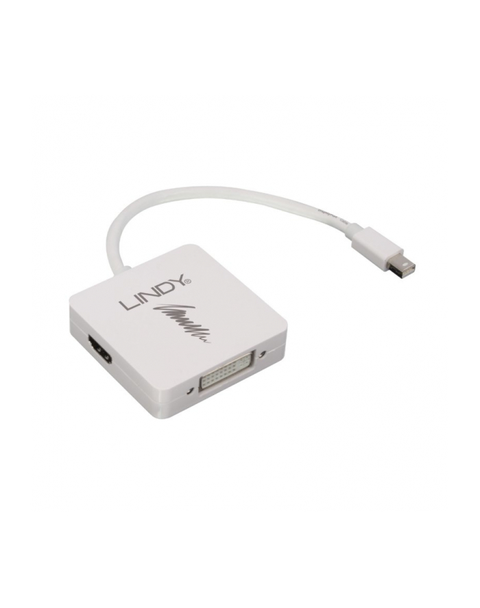 LINDY miniDisplayPort - HDMI + DVI Biały (41039) główny