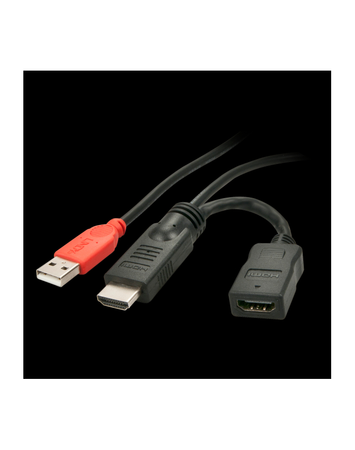 LINDY USB A/2x HDMI, 0.15 m (41080) główny