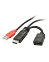 LINDY USB A/2x HDMI, 0.15 m (41080) - nr 9