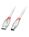 LINDY USB-A - USB-B 2m Przezroczysty (41753) - nr 11