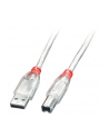 LINDY USB-A - USB-B 2m Przezroczysty (41753) - nr 14