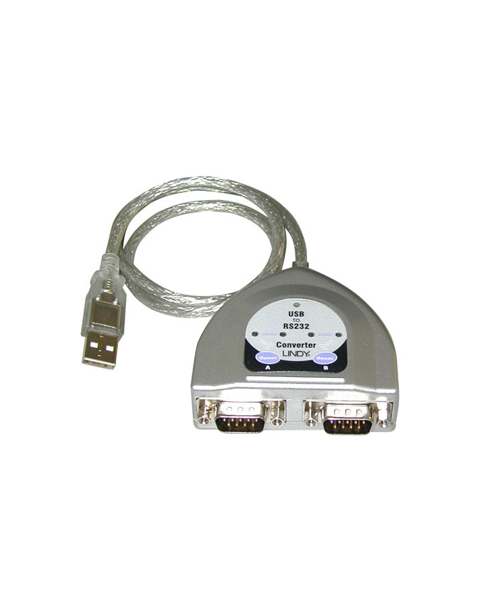 Lindy USB -> Serial Converter - 2 Port (RS232) (42889) główny