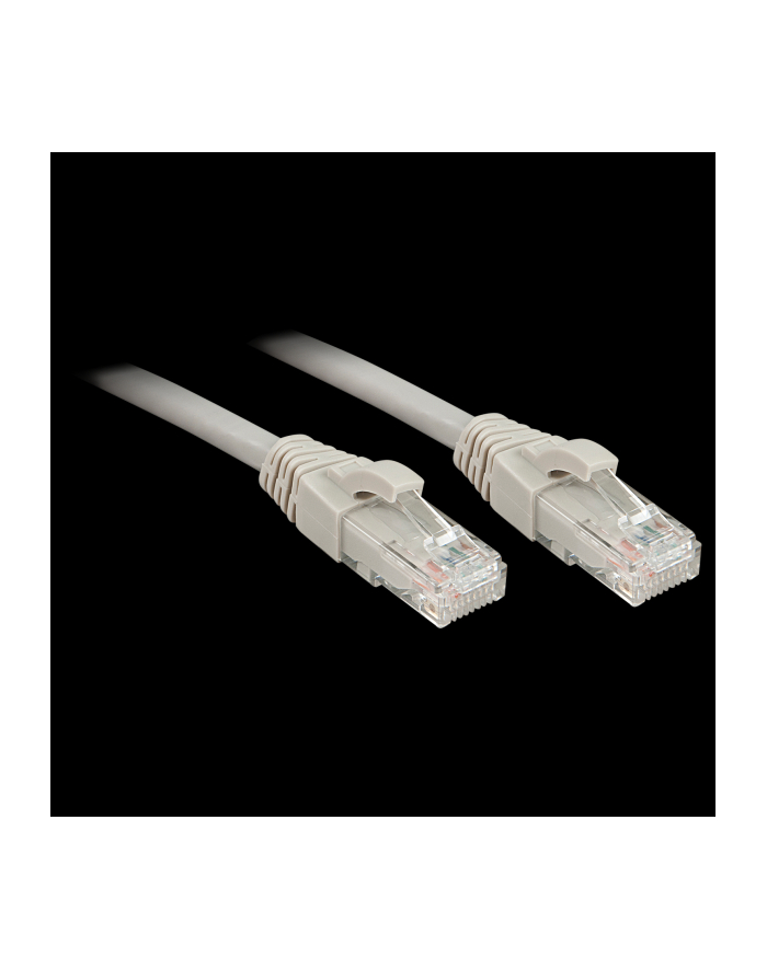 Lindy Patchcord kat.6 U/UTP 1m Szary (48002) główny