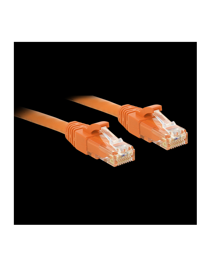 Lindy Patchcord kat.6 U/UTP 2m Pomarańczowy (48108) główny