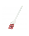 LogiLink Kabel sieciowy CAT 6 U/UTP AWG 24/7 RJ45 1 m Biały (52792022698) - nr 1