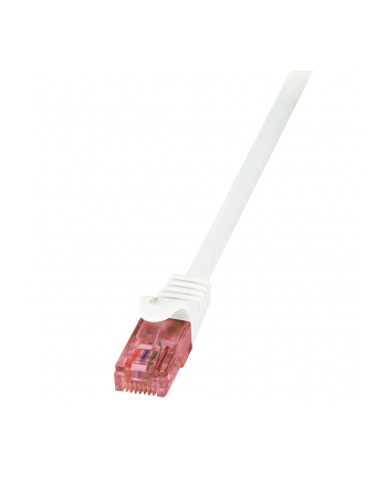 LogiLink Kabel sieciowy CAT 6 U/UTP AWG 24/7 RJ45 1 m Biały (52792022698)