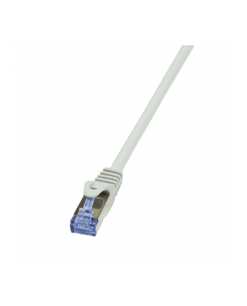 LogiLink Kabel Sieciowy Cat.7 S/FTP AWG 26/7 RJ45 0.25m Szary (CQ4012S)