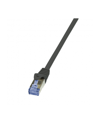 LogiLink Kabel Sieciowy Cat.7 S/FTP AWG 26/7 RJ45 0.25m Czarny (CQ4013S)
