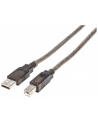 Manhattan Aktywny USB 2.0 A-USB B 15 m (152389) - nr 1
