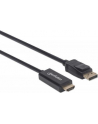 Manhattan DisplayPort HDMI, 3m, Czarny (153188) - nr 17