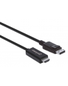 Manhattan Kabel Manhattan MANHATTAN Kabel DisplayPort na HDMI, 3m, černý (153218) - nr 5