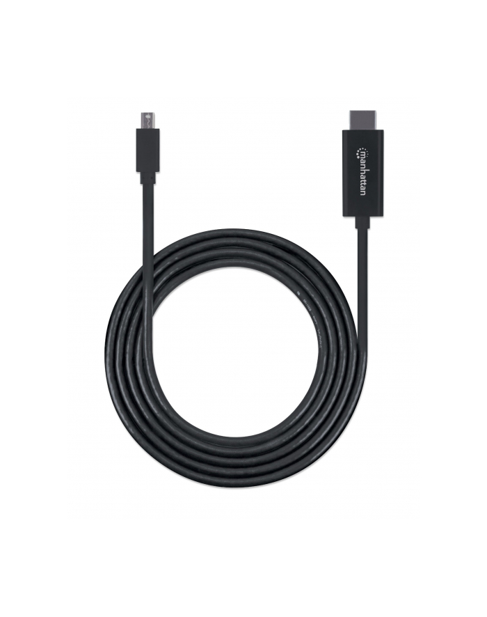 Manhattan Kabel Manhattan MANHATTAN Kabel Mini DisplayPort na HDMI (4K@60Hz), 1.8m, černý (153287) główny