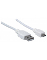 Manhattan USB 2.0 A-St. micro-B-St. 1,8m (324069) - nr 3