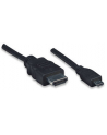 HDMI-Kabel przyłączeniowy złącze męsk(typ D) Czarny (66623324427) - nr 2
