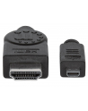 HDMI-Kabel przyłączeniowy złącze męsk(typ D) Czarny (66623324427) - nr 6