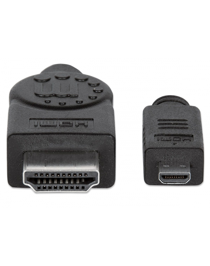 HDMI-Kabel przyłączeniowy złącze męsk(typ D) Czarny (66623324427) główny
