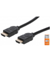 Manhattan Kabel Manhattan MANHATTAN Kabel HDMI Premium High Speed + Ethernet, 1m, černý (354837) - nr 12