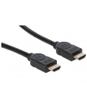 Manhattan Kabel Manhattan MANHATTAN Kabel HDMI Premium High Speed + Ethernet, 1m, černý (354837) - nr 6